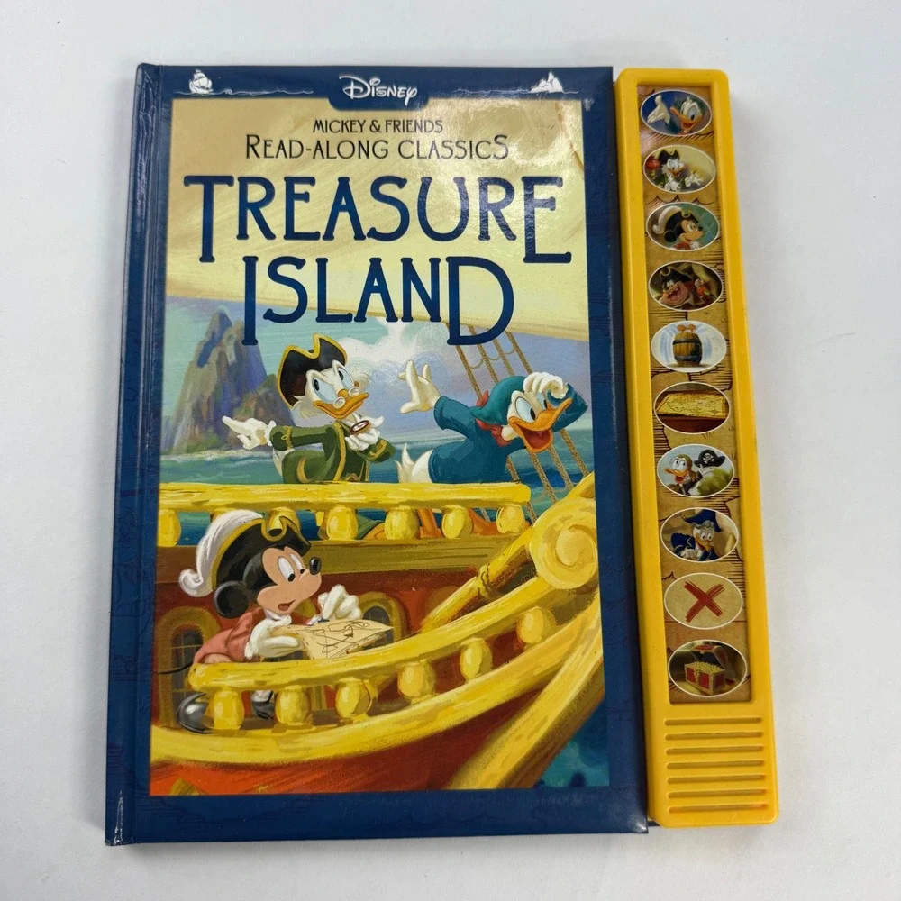 Disney Mickey Friends Treasure Island Read-Along Classics Sound Book‎ PI Kids